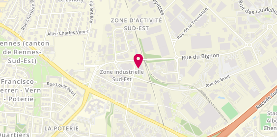 Plan de V And B, 1 Rue Sauvaie, 35000 Rennes