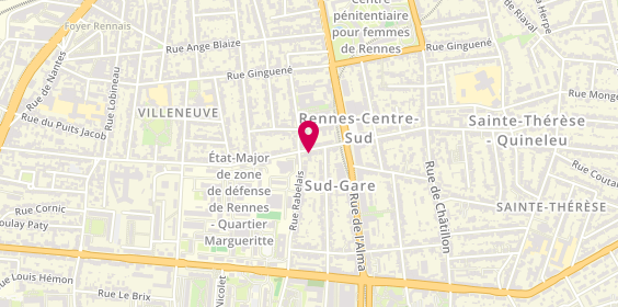 Plan de Richard Guérin, 62 Boulevard Jacques Cartier, 35000 Rennes