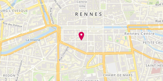 Plan de Chez Alain, 18 Rue Poullain Duparc, 35000 Rennes