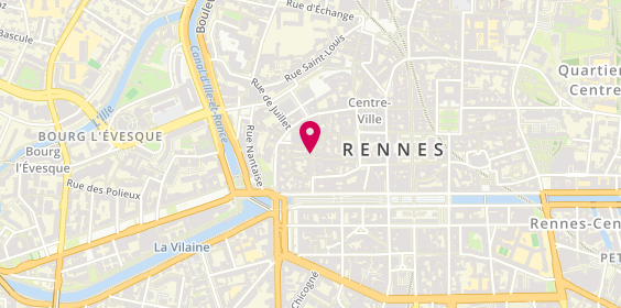 Plan de Le Caveau, 1 Rue de la Psalette, 35000 Rennes
