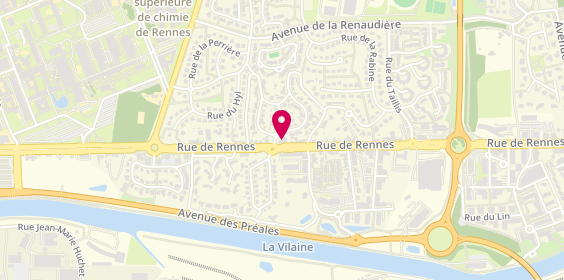 Plan de Le Fûtoir, 74 Rue de Rennes, 35510 Cesson-Sévigné