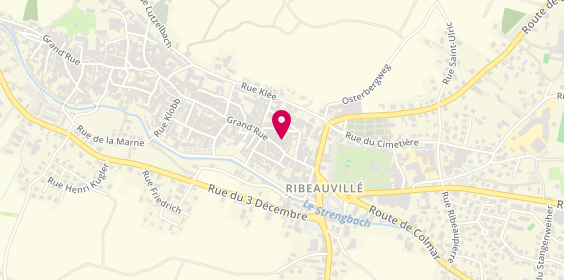 Plan de La Bonne Bouteille Ribeauville, 12 Grand'rue, 68150 Ribeauvillé