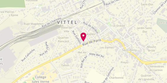 Plan de Cave Saint Pierre Vittel, 199 Rue Jeanne d'Arc, 88800 Vittel