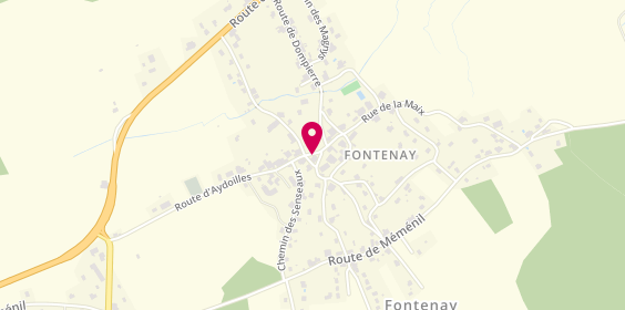 Plan de Les Caves de Fontenay, 1 Route Aydoilles, 88600 Fontenay