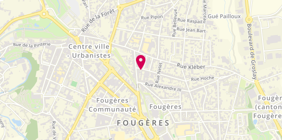 Plan de Le Cellier Fougerais, 6 Rue de Bonabry, 35300 Fougères