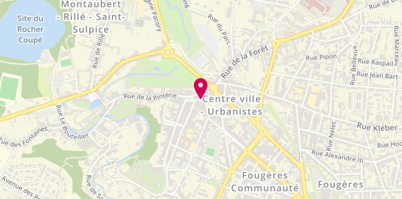 Plan de La Becquée, 6 place Aristide Briand, 35300 Fougères