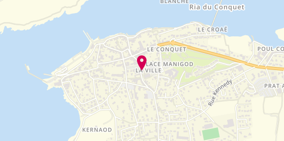 Plan de Les Caves Conquetoises, 18 Rue Poncelin, 29217 Le Conquet
