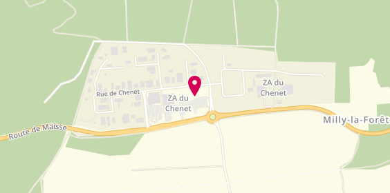 Plan de Le Comptoir des Vignes, 27 rue de Chenet Zone Artisanale, 91490 Milly-la-Forêt