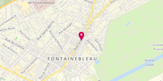 Plan de Nicolas Fontainebleau, 108 Rue Grande, 77300 Fontainebleau