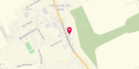 Plan de A Vos Bouteilles, 38 avenue du Marechal Foch, 10280 Fontaine-les-Grès