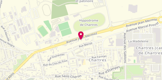 Plan de Inter Caves CHARTRES L.C.B (Les Copains de Boisson), 54 avenue Jean Mermoz, 28000 Chartres