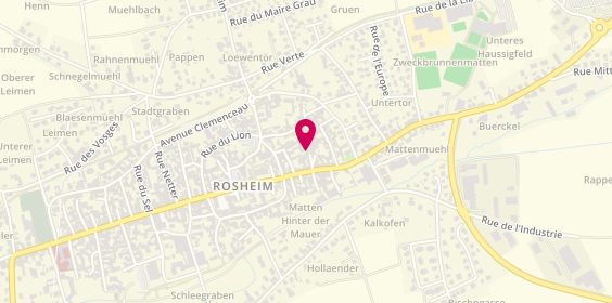 Plan de Domaine Ulmer, 3 Rue des Ciseaux, 67560 Rosheim