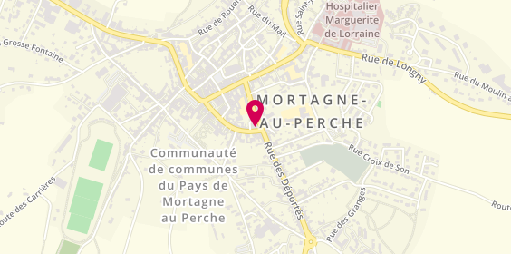 Plan de La Vie en Rouge, 31 Rue Sainte-Croix, 61400 Mortagne-au-Perche