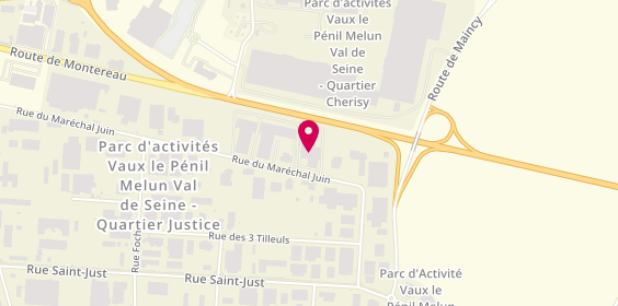 Plan de Amelie Wine House, 1015 Rue du Maréchal Juin, 77000 Vaux-le-Pénil