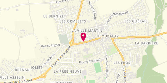 Plan de Les Vins Galland, 18 Rue du Colonel Pléven, 22650 Beaussais-sur-Mer