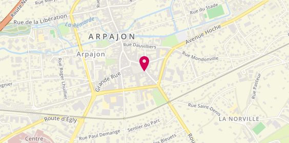 Plan de Nicolas Arpajon, 14 place du Marché, 91290 Arpajon