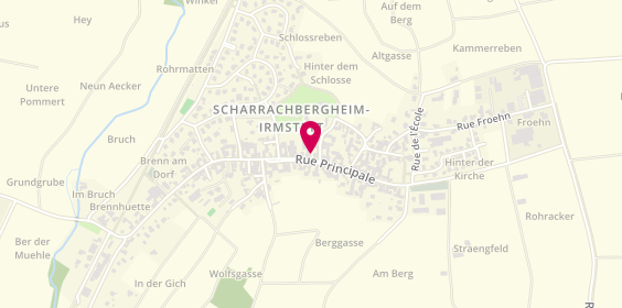 Plan de Domaine Barthel, 69 Rue Principale, 67310 Scharrachbergheim-Irmstett