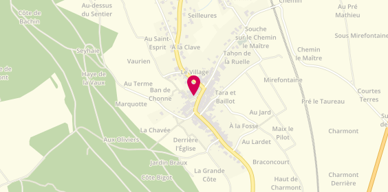 Plan de Les Vignerons du Toulois, 43 place de la Mairie, 54113 Mont-le-Vignoble