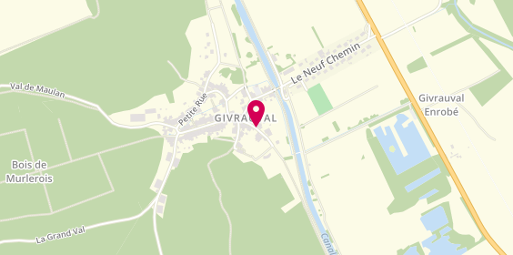 Plan de Les Vins de Georges, 13 Rue de Longeaux, 55500 Givrauval