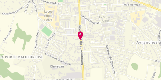 Plan de Les Chais St Martin, 18 Boulevard du Luxembourg, 50300 Avranches