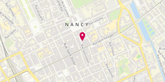 Plan de Les Domaines Nancy, 2 Rue Claude Charles, 54000 Nancy