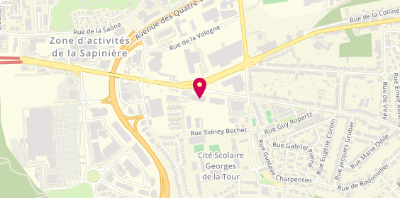 Plan de Les Domaines Qui Montent, 413 avenue de Boufflers, 54520 Laxou