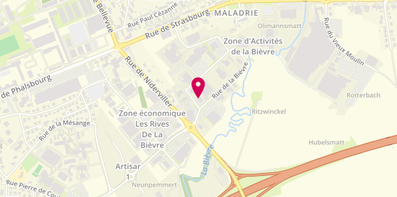 Plan de Le Comptoir des Saveurs, Zone Artisanale de la Bièvre
15 Rue de la Bièvre, 57400 Sarrebourg