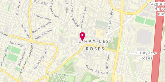 Plan de Nicolas, 6 avenue Aristide Briand, 94240 L'Haÿ-les-Roses