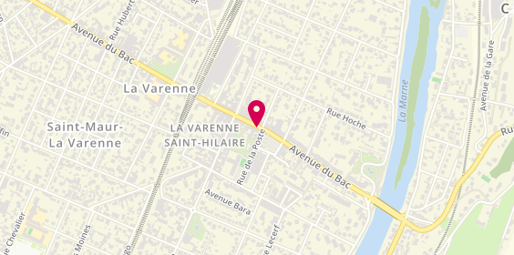 Plan de Nicolas la Varenne, 94 avenue du Bac, 94210 Saint-Maur-des-Fossés