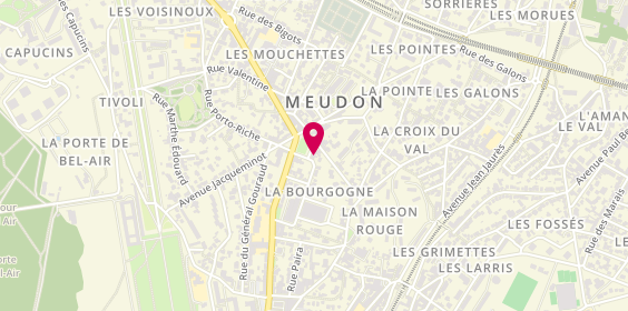 Plan de Les Longs Réages Meudon, 12 Rue du Colonel Renard, 92190 Meudon
