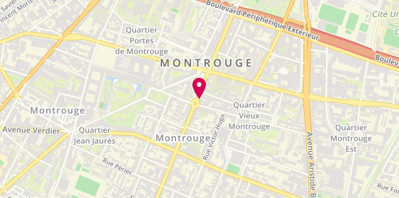 Plan de Nicolas, 57 avenue de la République, 92120 Montrouge
