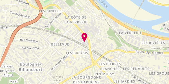 Plan de La Cave de Bellevue, 3 Rue Pierre Wacquant, 92190 Meudon