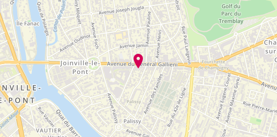 Plan de Nicolas Polangis, 32 avenue du Général Gallieni, 94340 Joinville-le-Pont