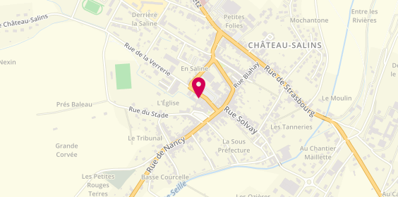 Plan de Cellier Saint Jean, 3 Rue de la Verrerie, 57170 Château-Salins