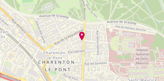 Plan de Nicolas, 31 avenue du Maréchal de Lattre de Tassigny, 94220 Charenton-le-Pont