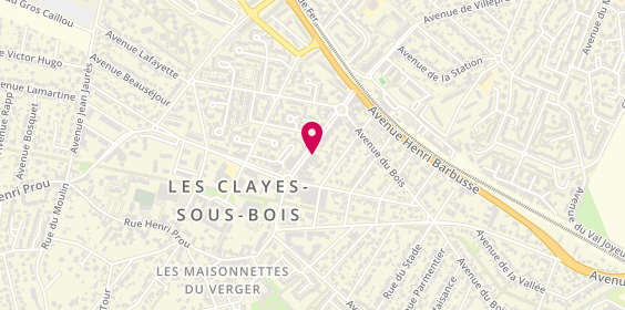 Plan de Nicolas, 22 Rue Maurice Jouet, 78340 Les Clayes-sous-Bois