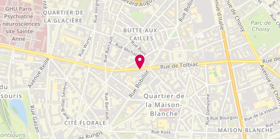 Plan de Nicolas Tolbiac, 197 Rue de Tolbiac, 75013 Paris