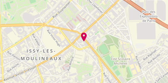 Plan de Nicolas, 10 Boulevard Voltaire, 92130 Issy-les-Moulineaux
