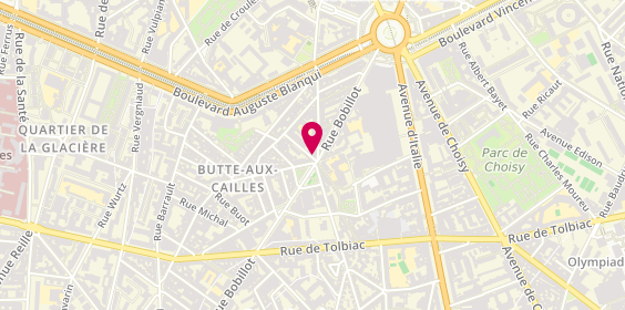 Plan de Nicolas, 26 Rue du Moulin des Prés, 75013 Paris