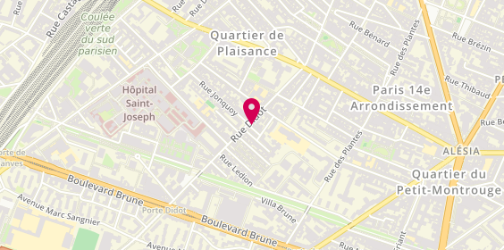 Plan de Vinalliance, 93 Rue Didot, 75014 Paris