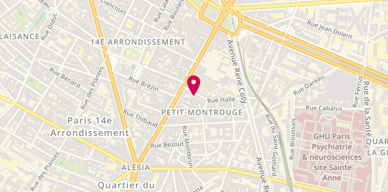 Plan de Cave Sophie Germain, 7 Rue Sophie Germain, 75014 Paris