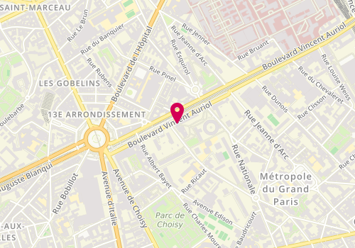 Plan de Genty Gastronomie, 169 Boulevard Vincent Auriol, 75013 Paris