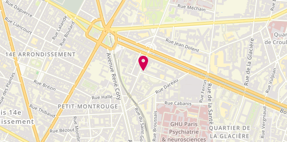 Plan de La Treille d'Or, 21 Rue de la Tombe Issoire, 75014 Paris