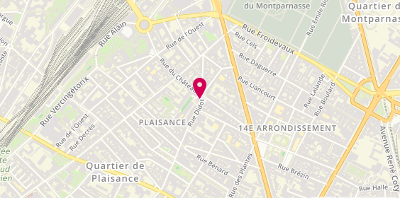 Plan de Entre Pots | Epicerie vrac et bio, 2 place de Moro-Giafferi, 75014 Paris