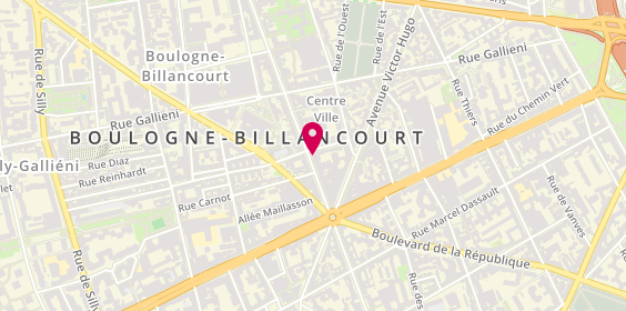 Plan de Nicolas Billancourt, 167 Boulevard Jean Jaurès, 92100 Boulogne-Billancourt