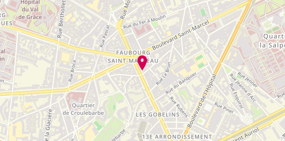 Plan de Nicolas, 33 avenue des Gobelins, 75013 Paris
