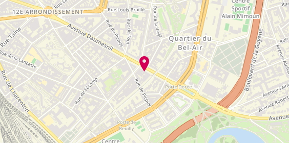 Plan de Nicolas, 262 avenue Daumesnil, 75012 Paris