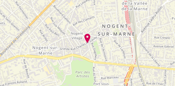 Plan de Nicolas, 142 grande Rue Charles de Gaulle, 94130 Nogent-sur-Marne