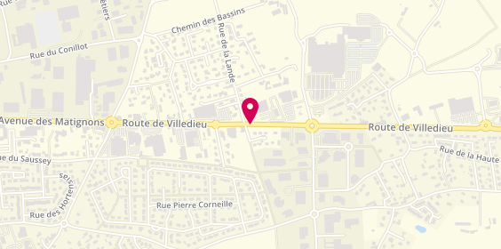 Plan de Comptoir des Vignes, 534 Route Villedieu, 50400 Yquelon