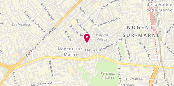 Plan de La Guinguette Bio, 7-9 Rue Paul Bert, 94130 Nogent-sur-Marne